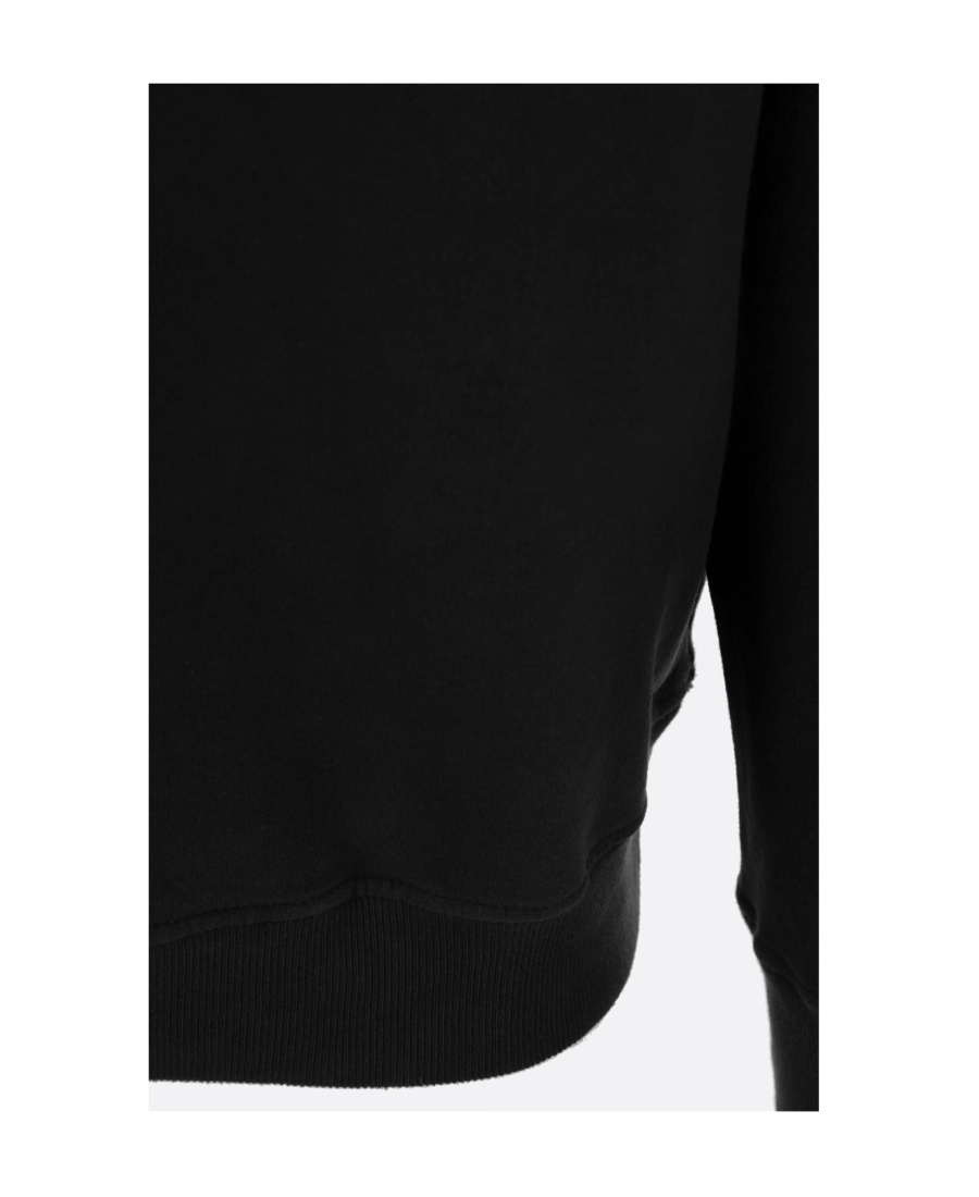Stone Island Ribbed Crewneck Sweater With Long Sleeves In Black