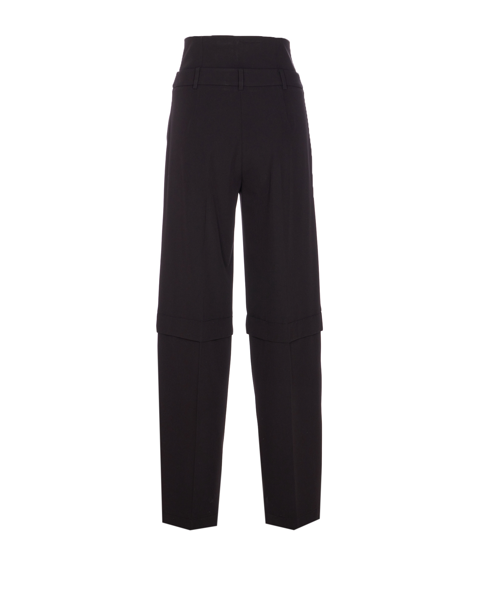Patrizia Pepe Zipper Casual Pants In Black