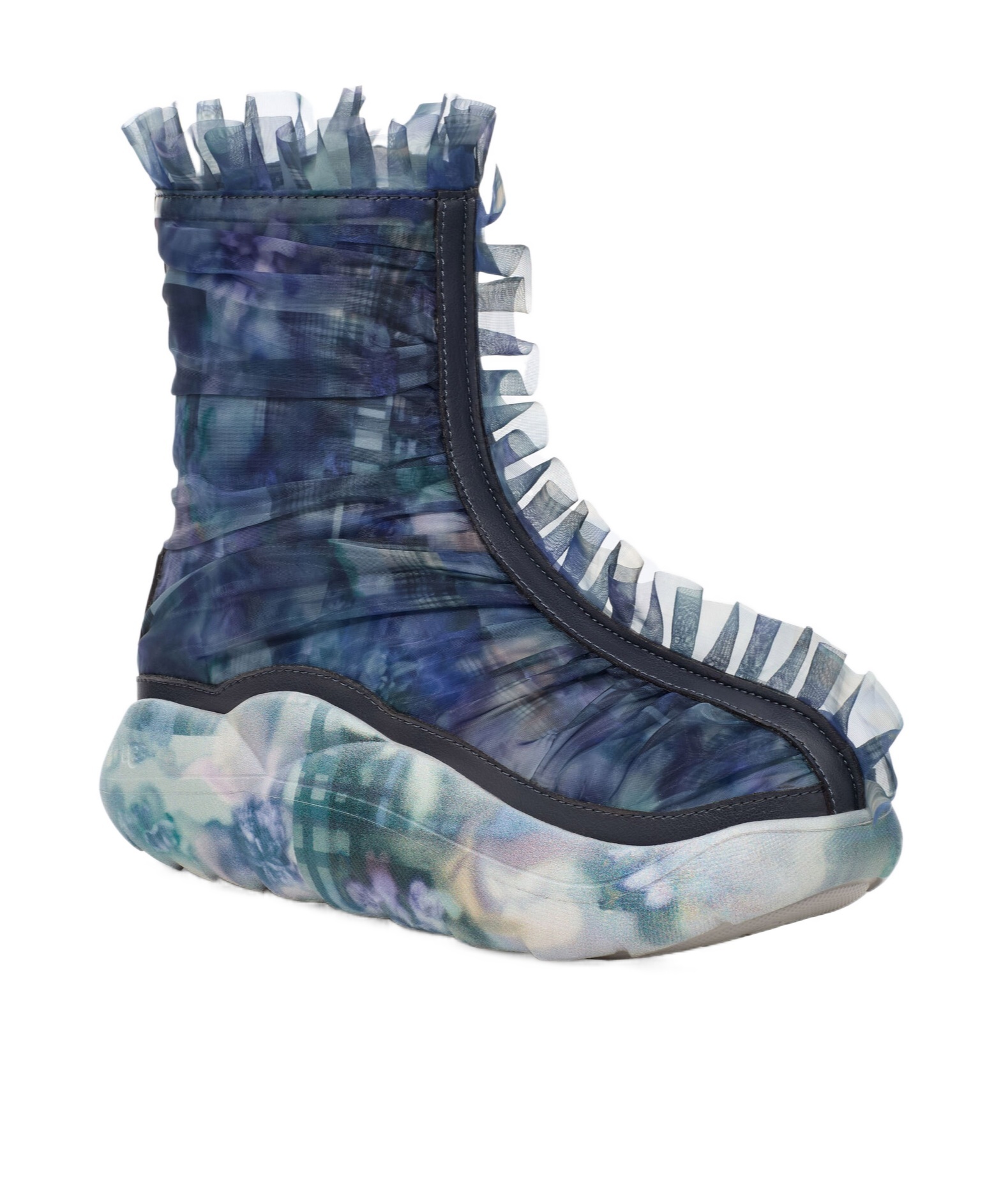 UGG RUFFLE PRINT BOOTS 