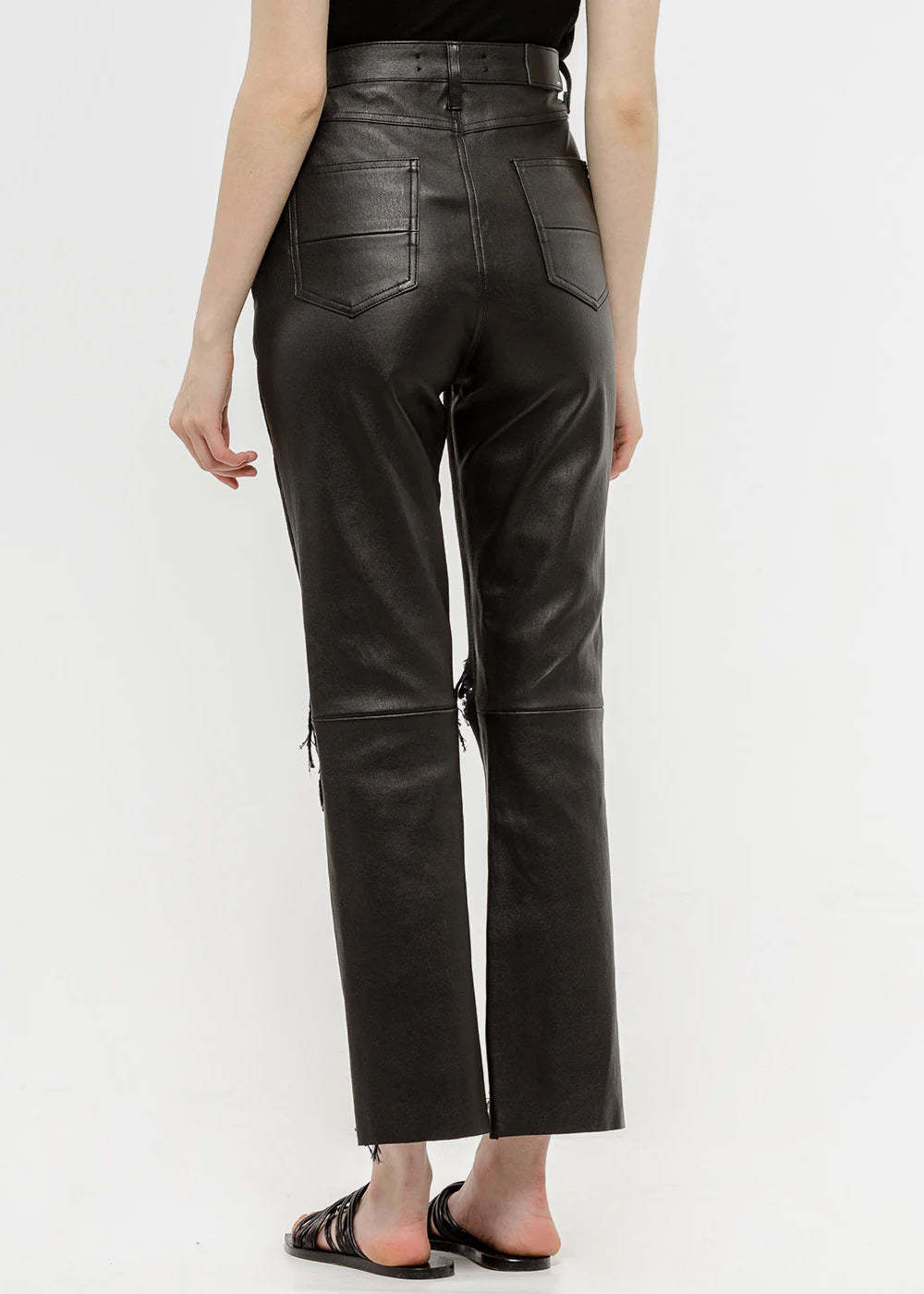 Amiri Antique Trimmed Jeans Pants In Black