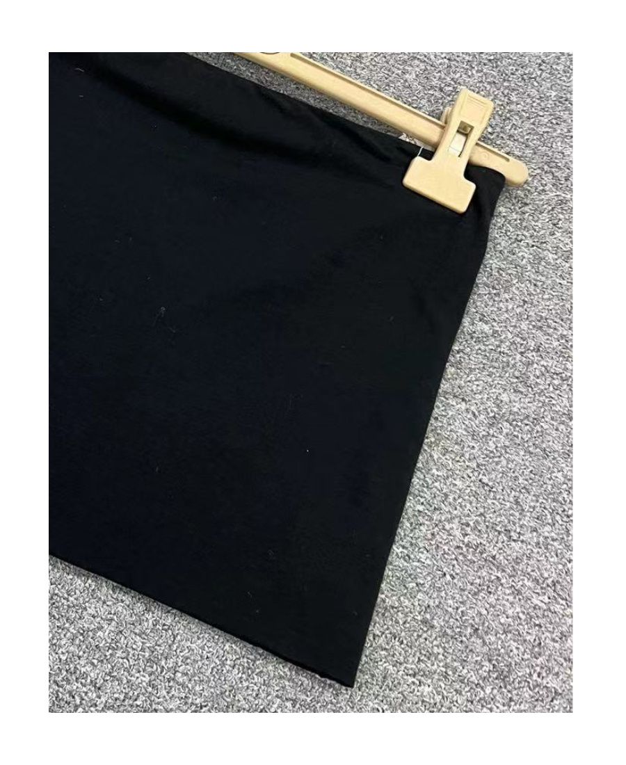 Brunello Cucinelli Black Solid Strapless Top In Blue