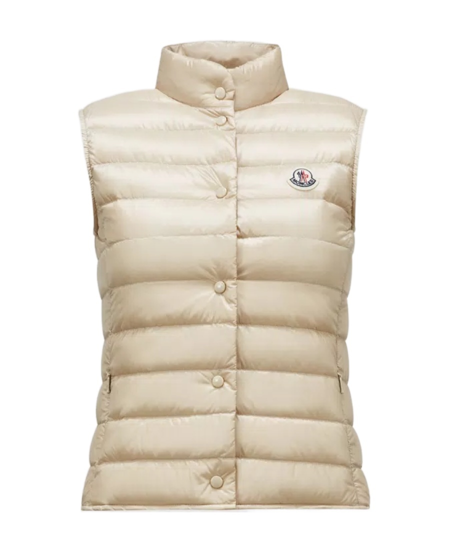 Moncler Doudoune Sans Manches Liane In Nude