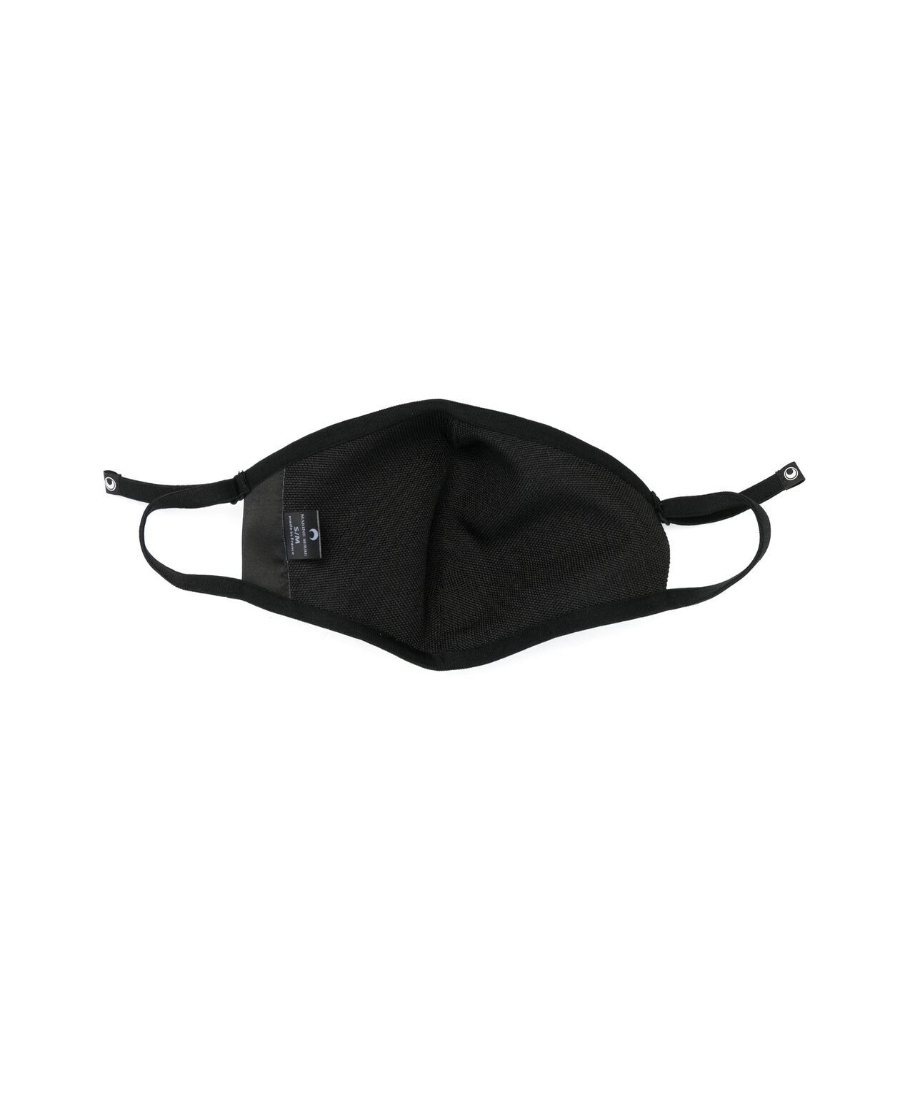Marine Serre Logo-print Face Mask In Black