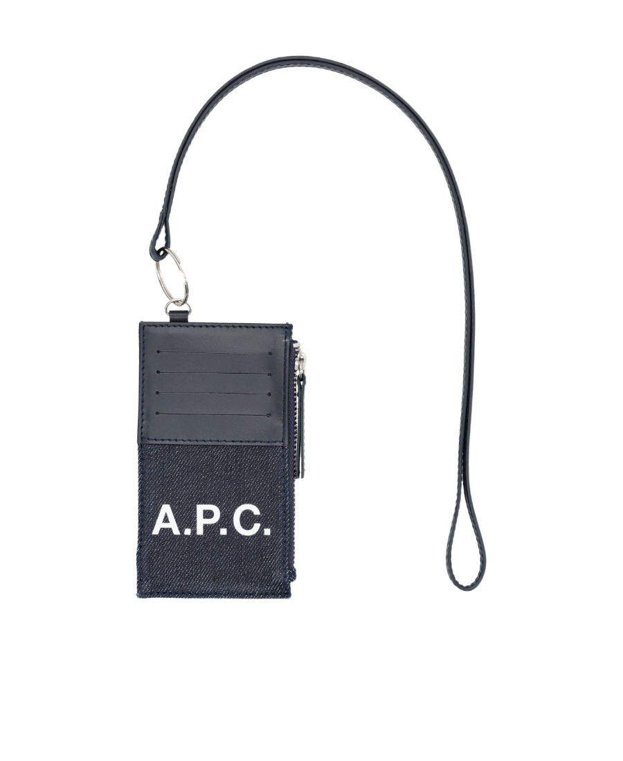 Apc Axelle Neck Cardholder In Black