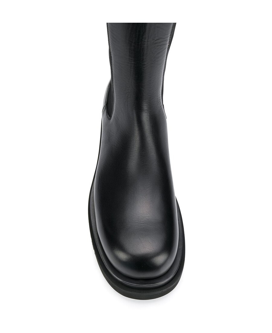 Bottega Veneta The Lug Slip-on Boots In Black