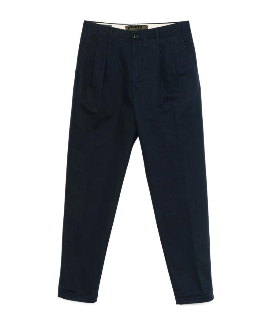 Shop Incotex Twill Chinos In Black
