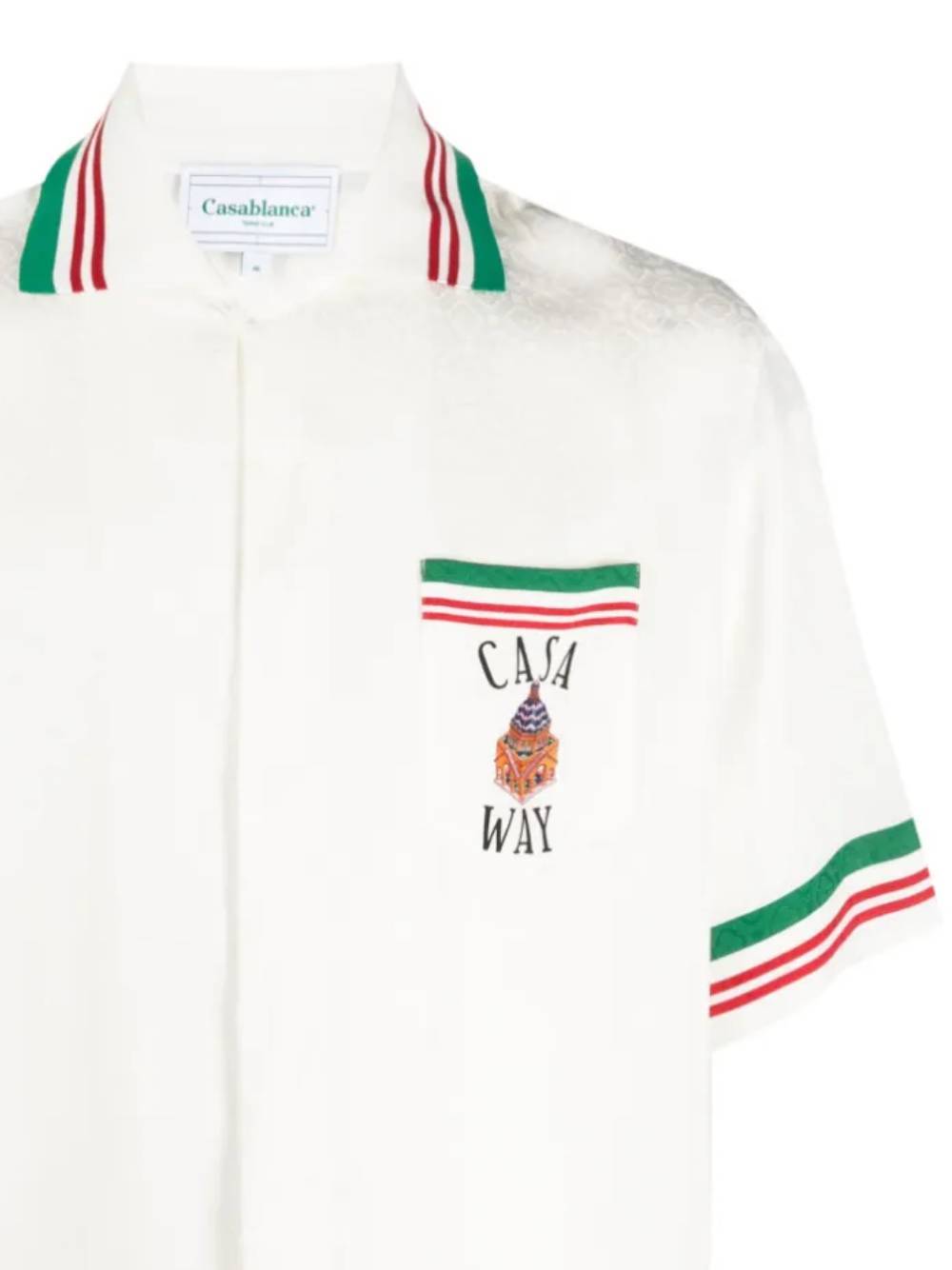 CASABLANCA CASA WAY SHORT-SLEEVE SHIRT