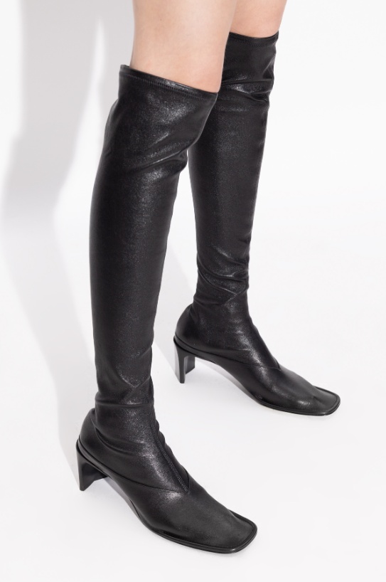 Jil Sander High Heel Boots In Black