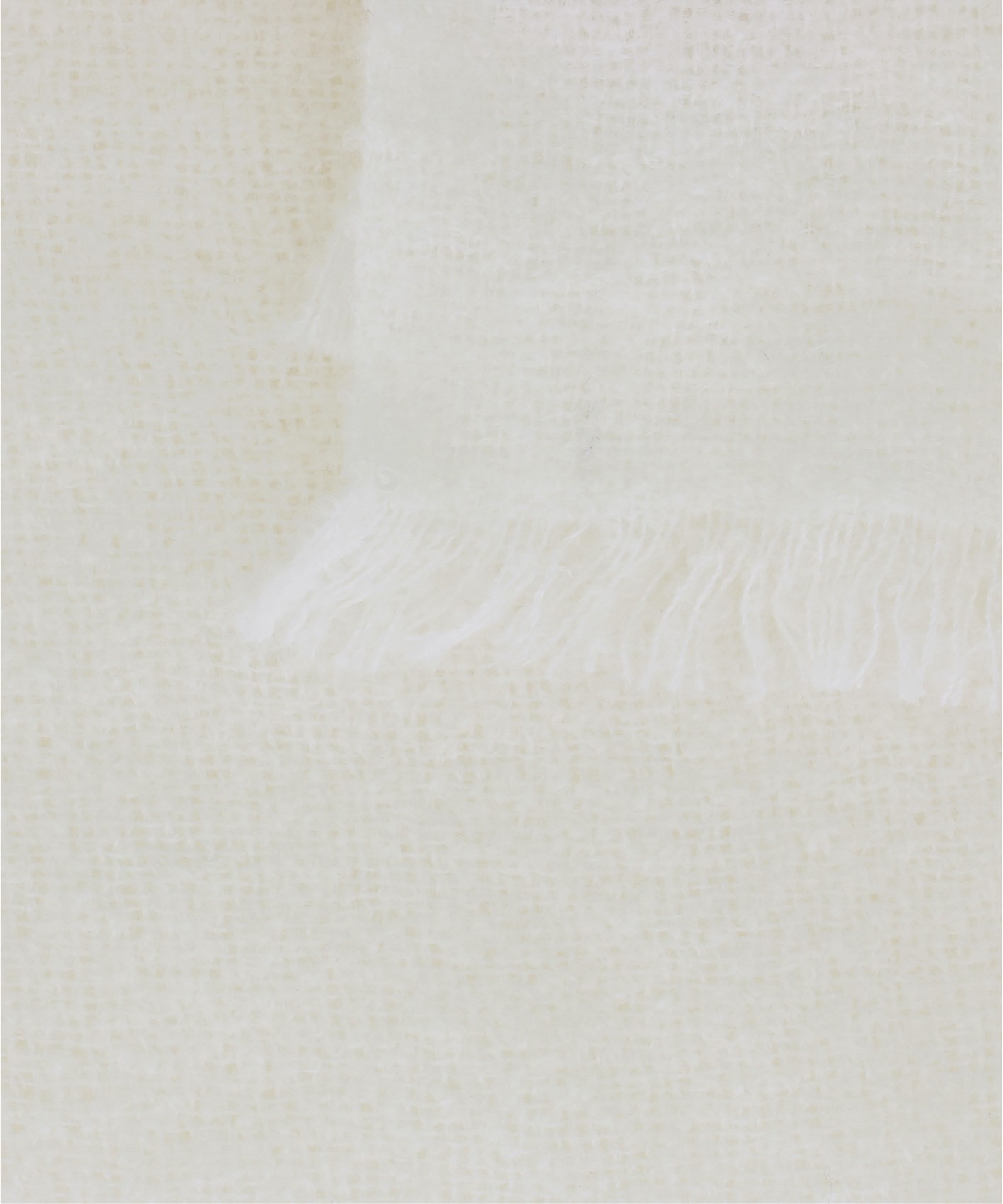Brunello Cucinelli Frayed Edge Scarf In White