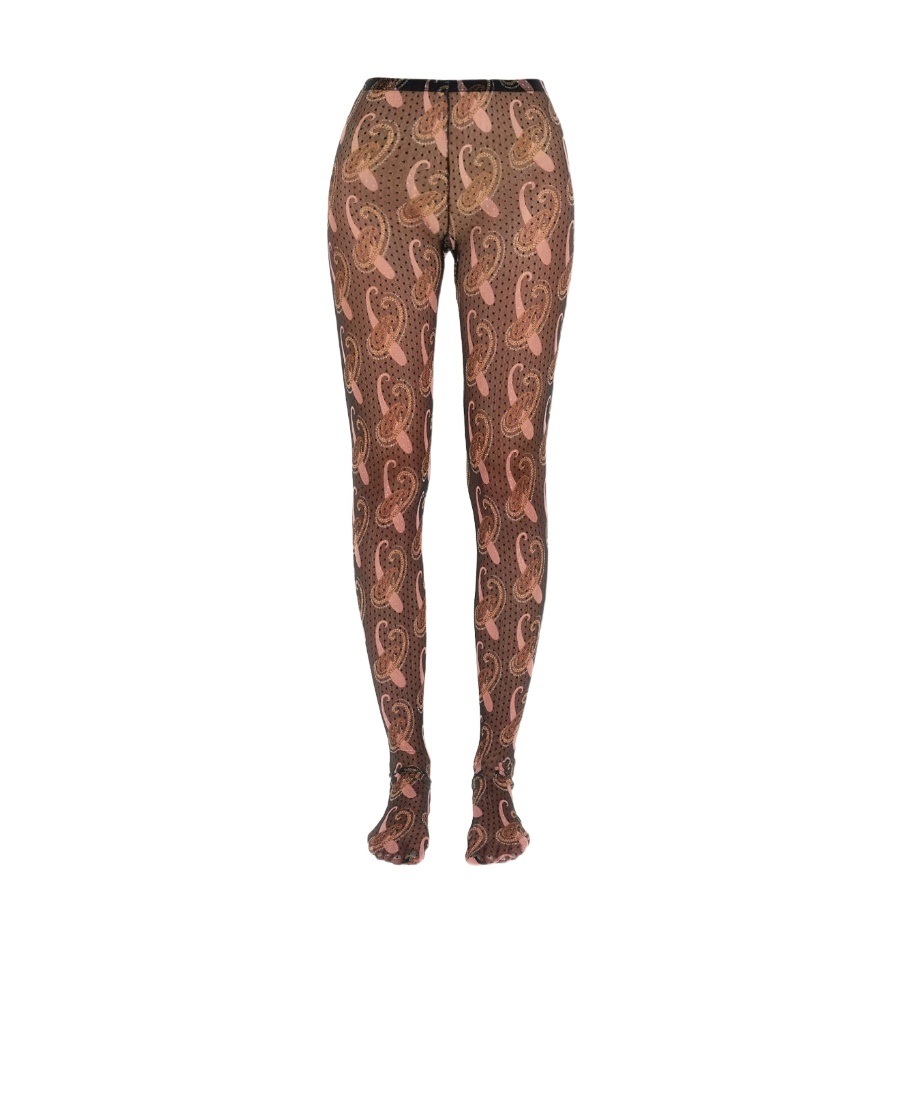 ETRO PAISLEY-PRINT TIGHTS 