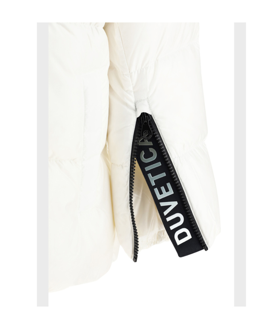 Duvetica Logo-patch Puffer Jacket In White