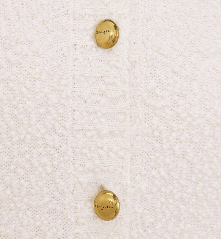 Shop Dior Twinset In White