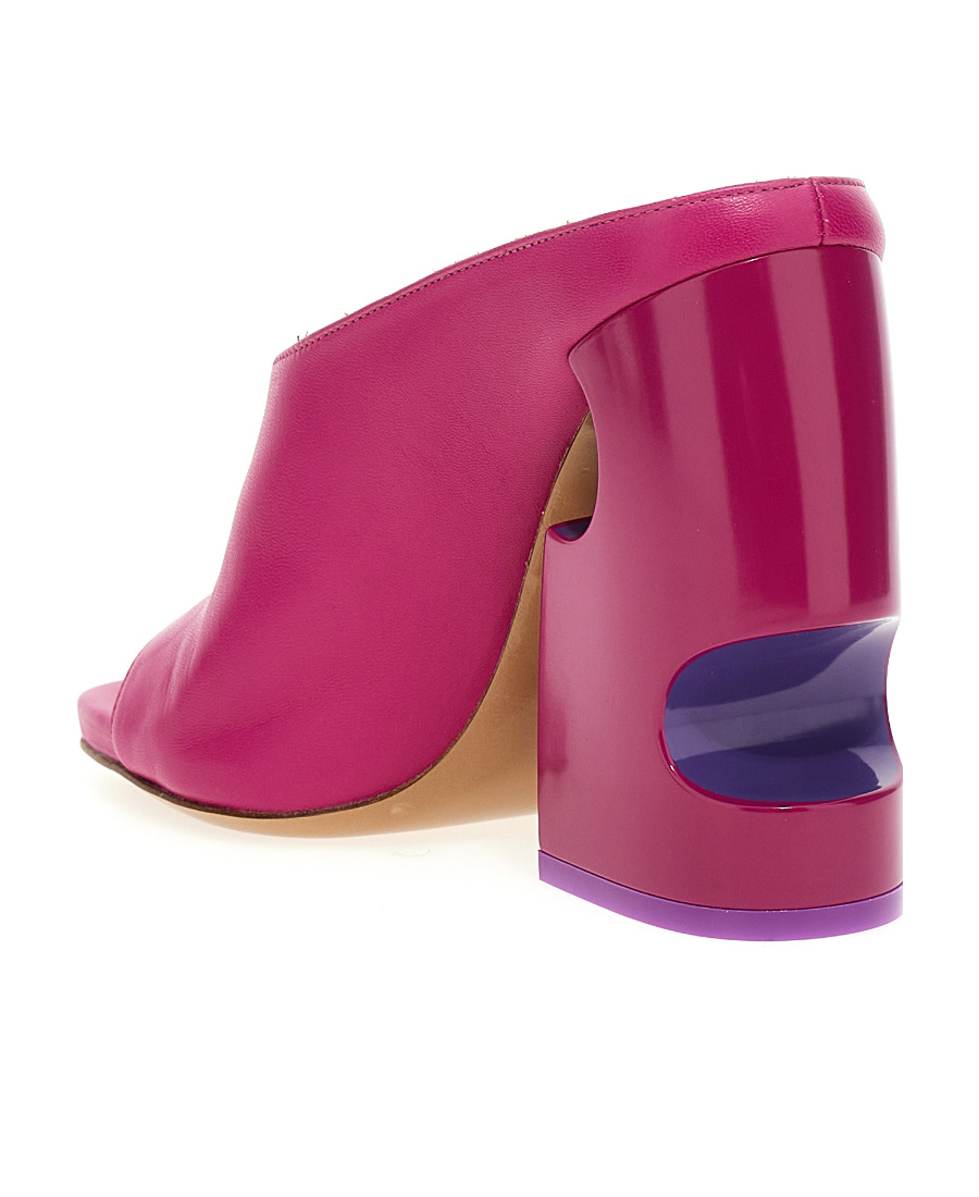 Off-white Pop Bulky Sandals Fuchsia In Pink