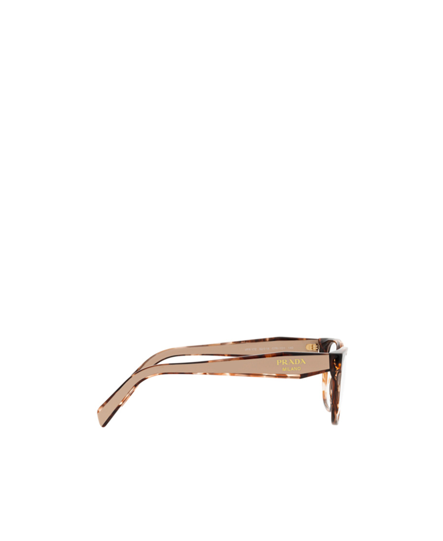 Prada Tortoiseshell-effect Square-frame Glasses In White