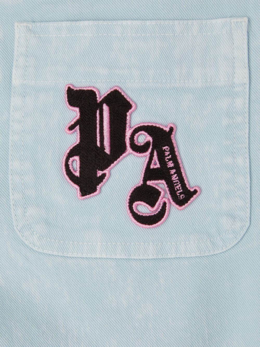 Palm Angels Belt-loop Jeans In Blue