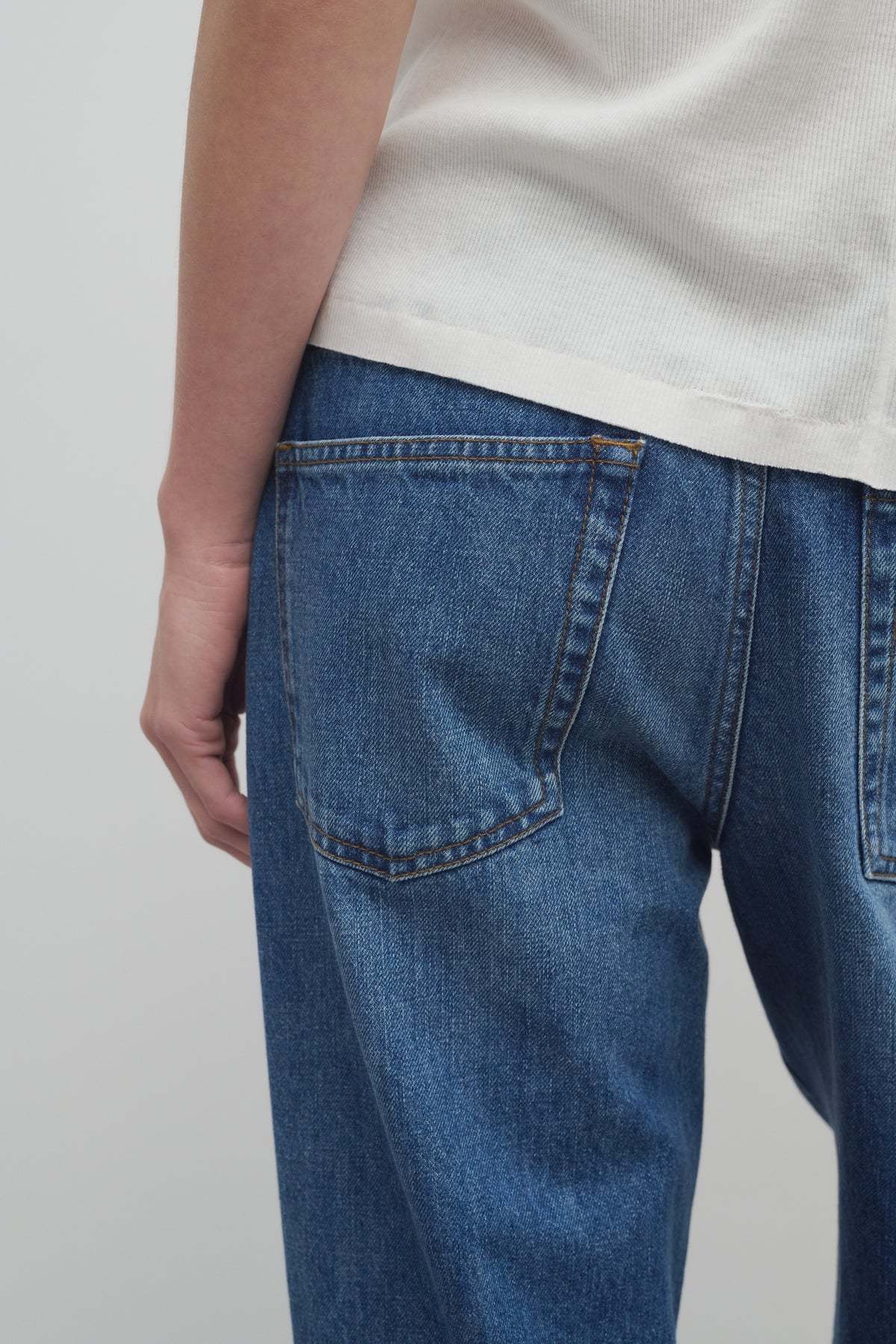 The Row Berty Wide Leg In Blue