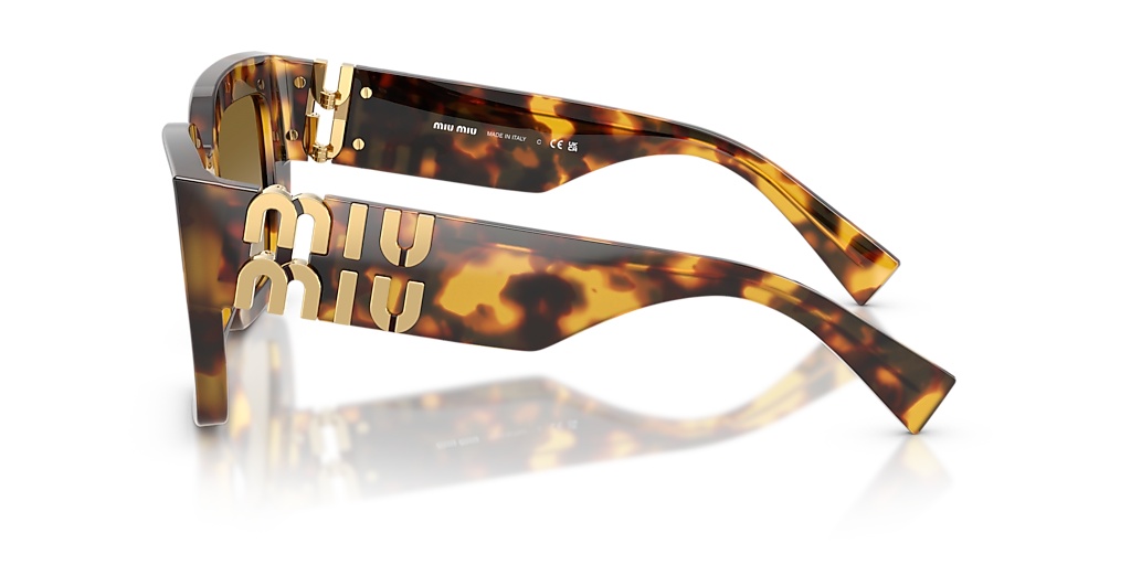 Miu Miu Full Frame Sunglasses In Brown