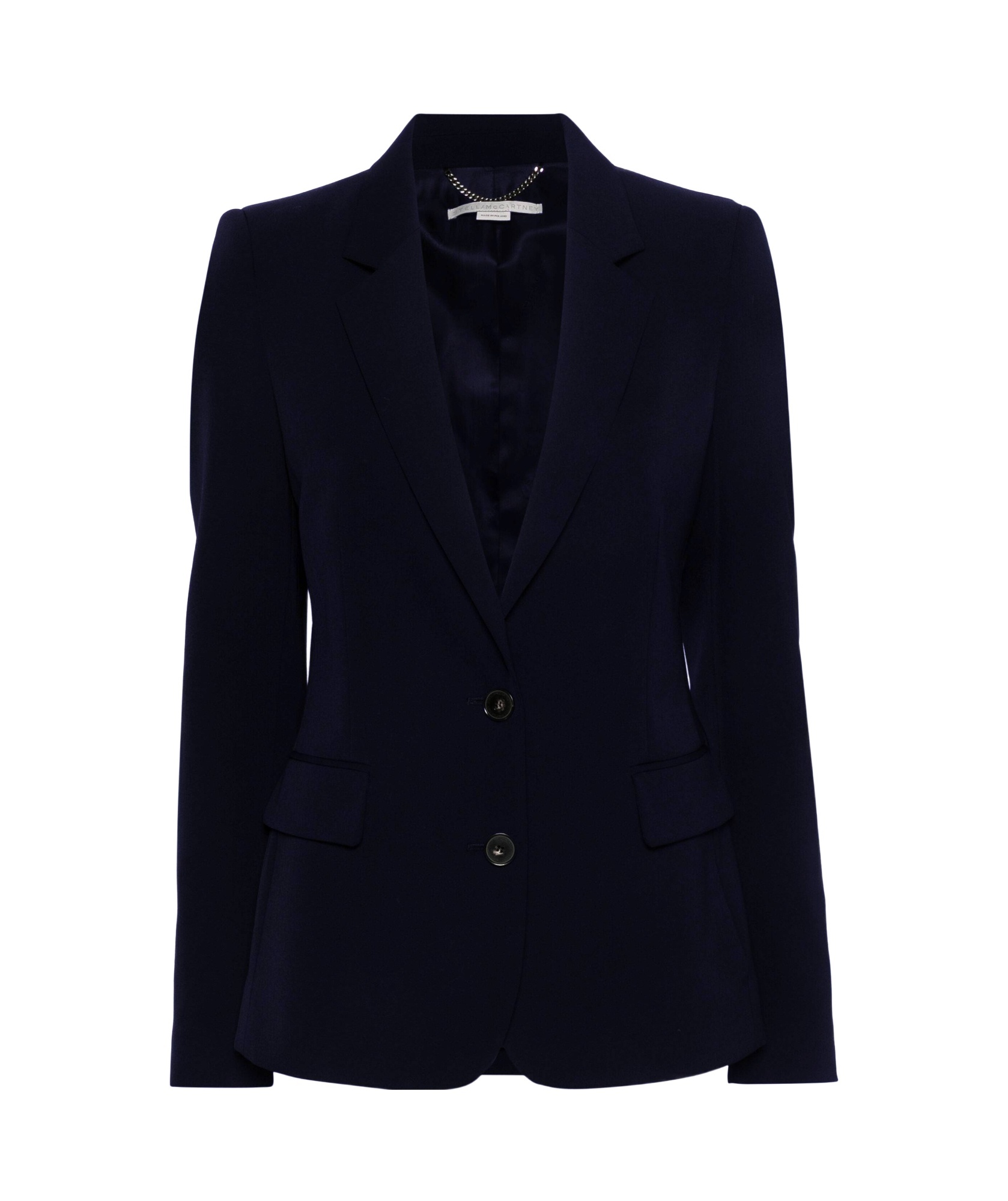 Stella Mccartney Single-breasted Tailored Blazer In Black