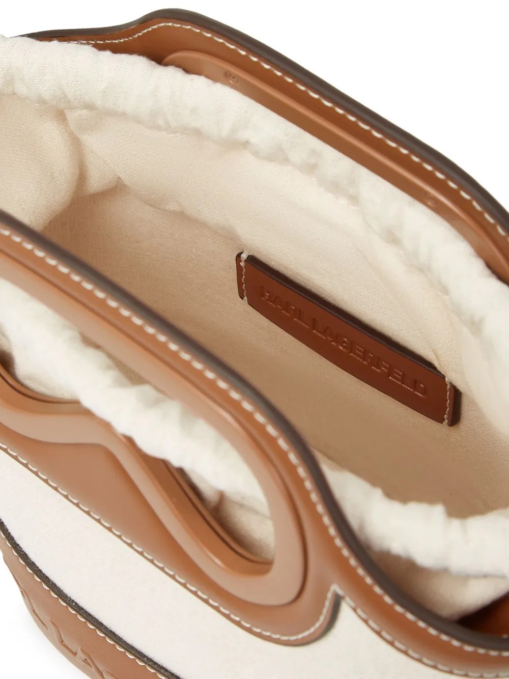 Karl Lagerfeld Mini K/aviator Tote Bag In White