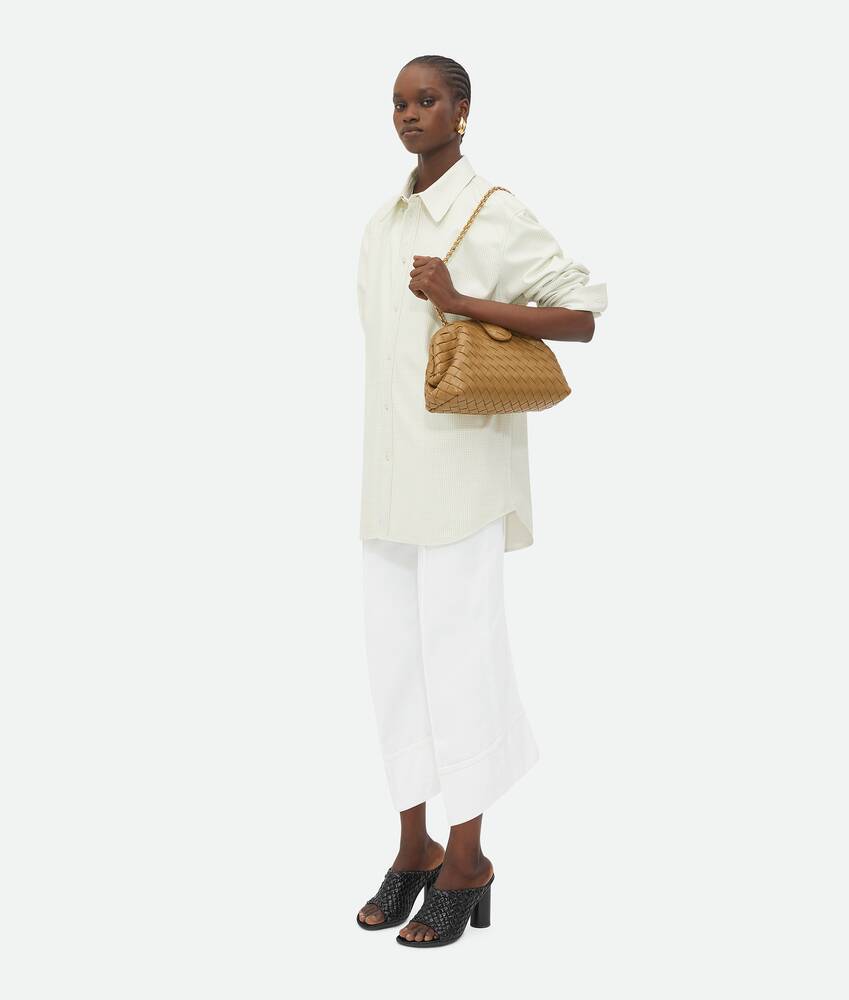 Bottega Veneta Teen Lauren 1980 Bag With Chain In Nude