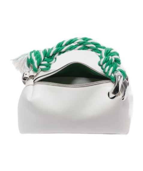 Jw Anderson Corner Crossbody Bag In White