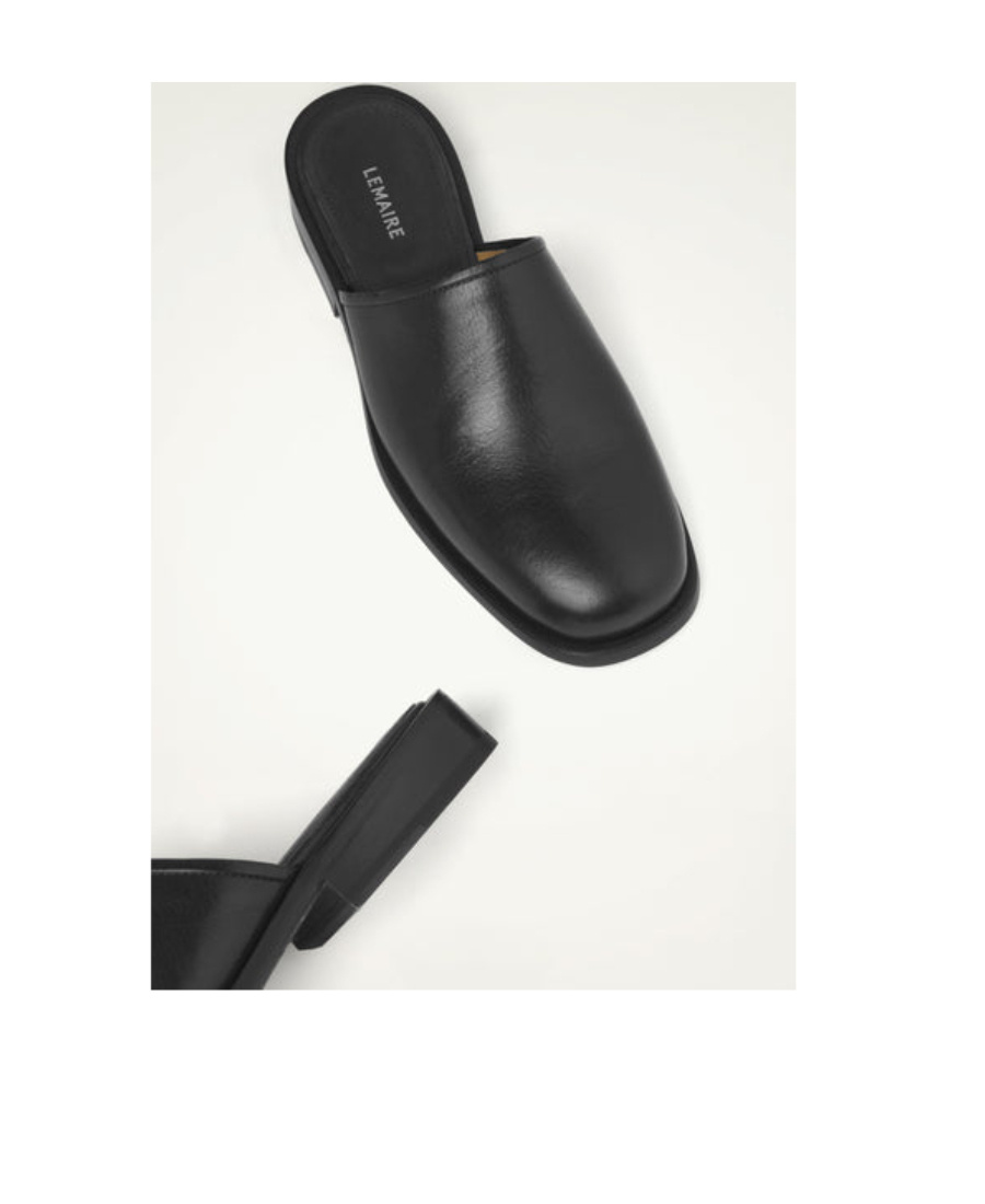 LEMAIRE SQUARE-TOE 35MM MULES