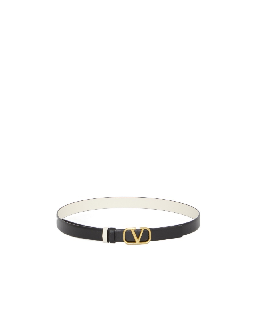 Valentino `vlogo Signature` Reversible Belt In White
