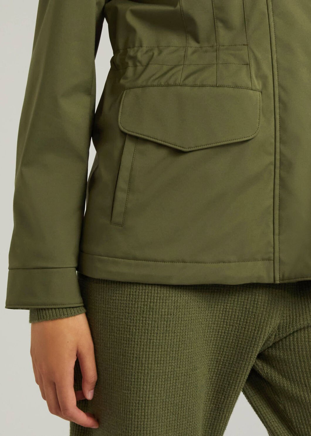 Loro Piana Long-sleeved Double Opening And Closing Casual Jacket In Green