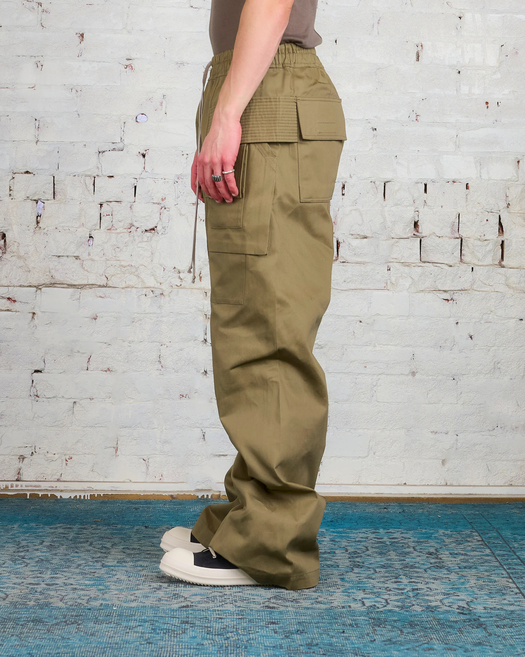 Rick Owens Drkshdw Multi-pocket Casual Pants In Brown