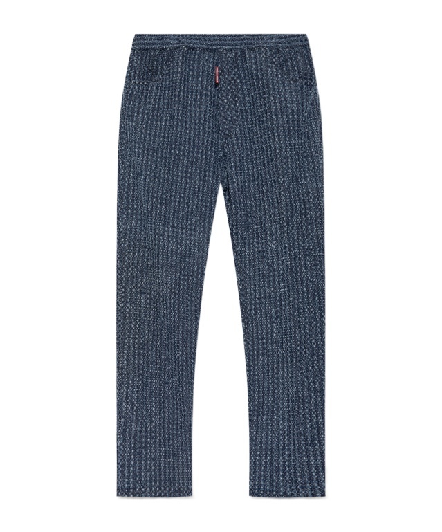 Dsquared2 Tweed Trousers In Blue