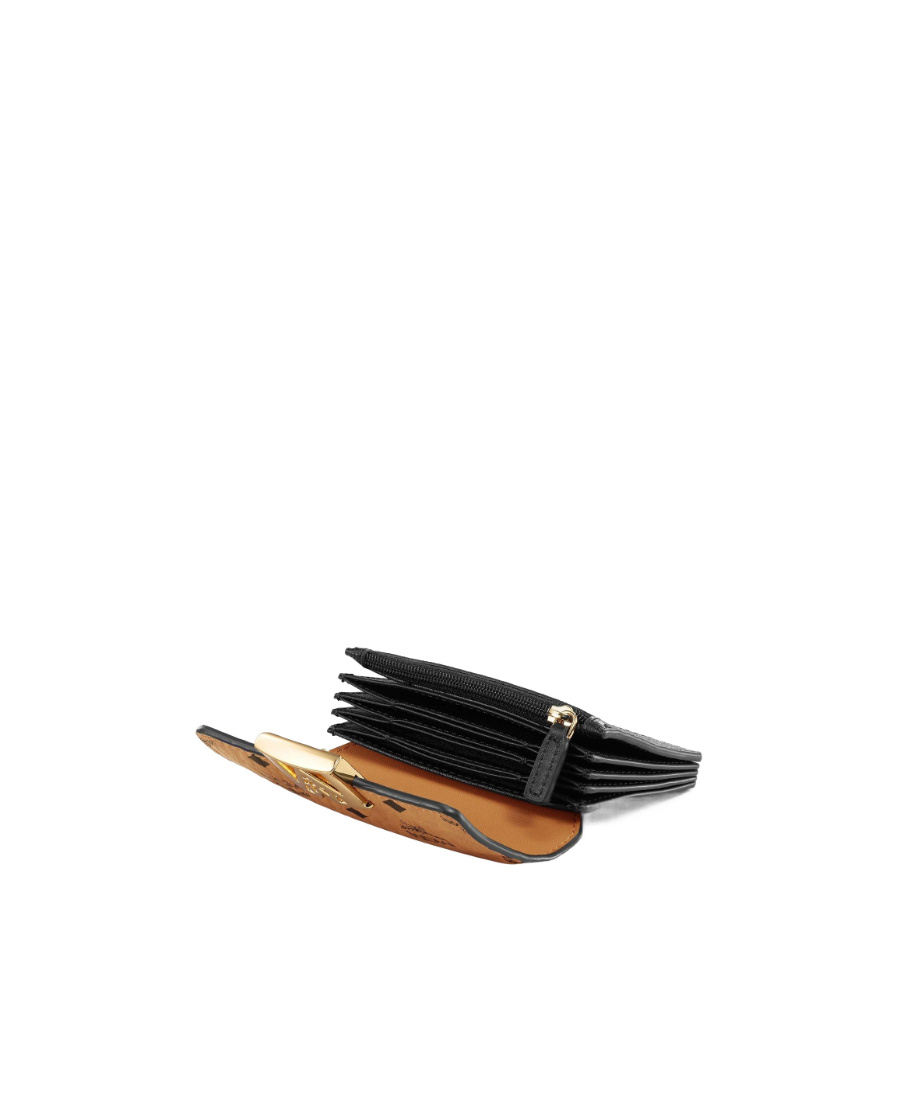 Mcm Travia Visetos Logo Details Card Package In Brown