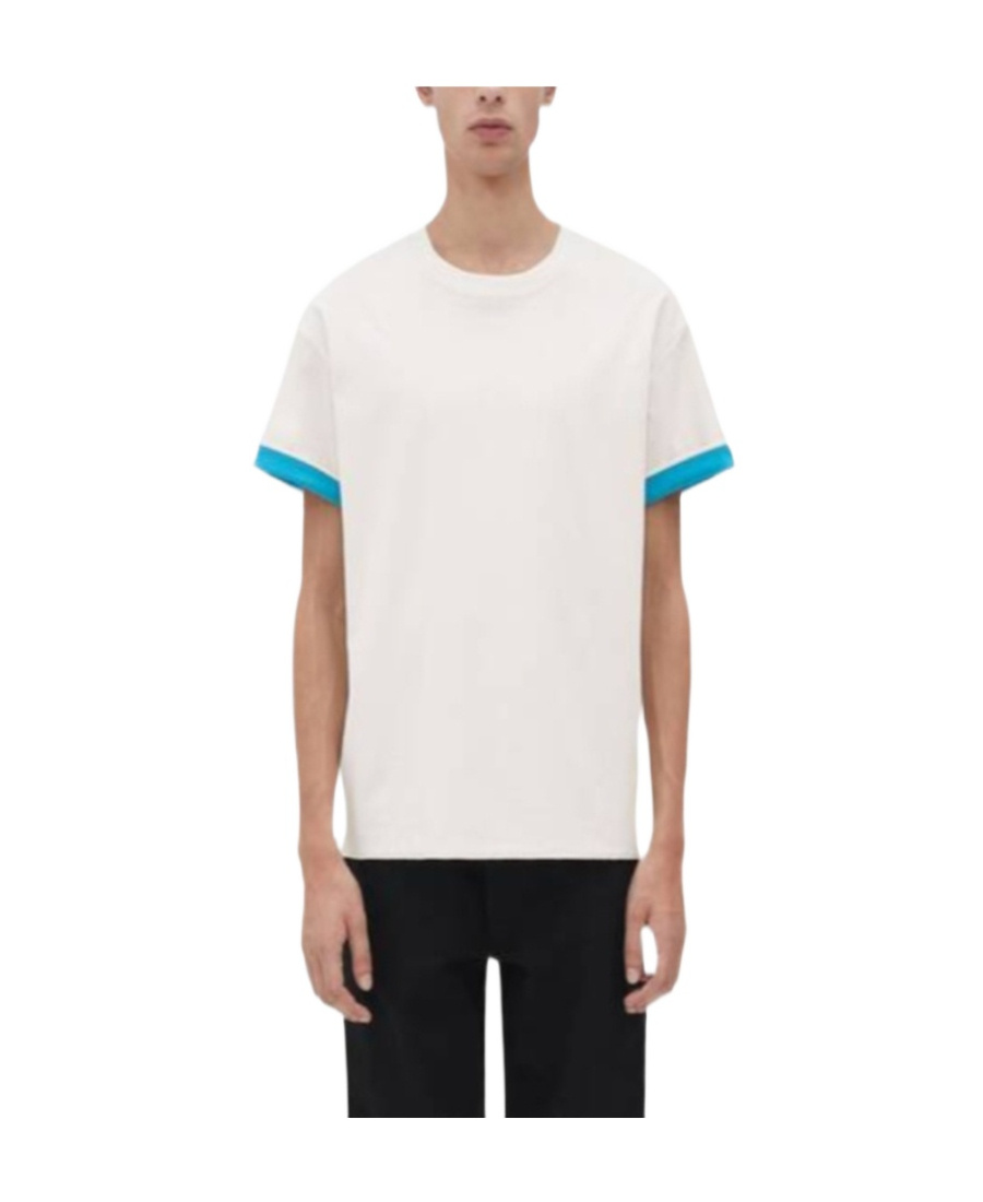 Bottega Veneta Double Plain Knitted T-shirt In White