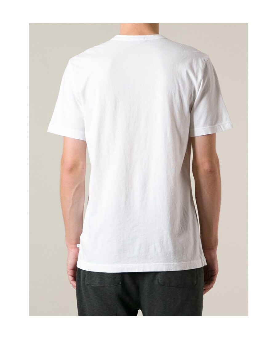 Shop James Perse Short Sleeved T-shirt In White