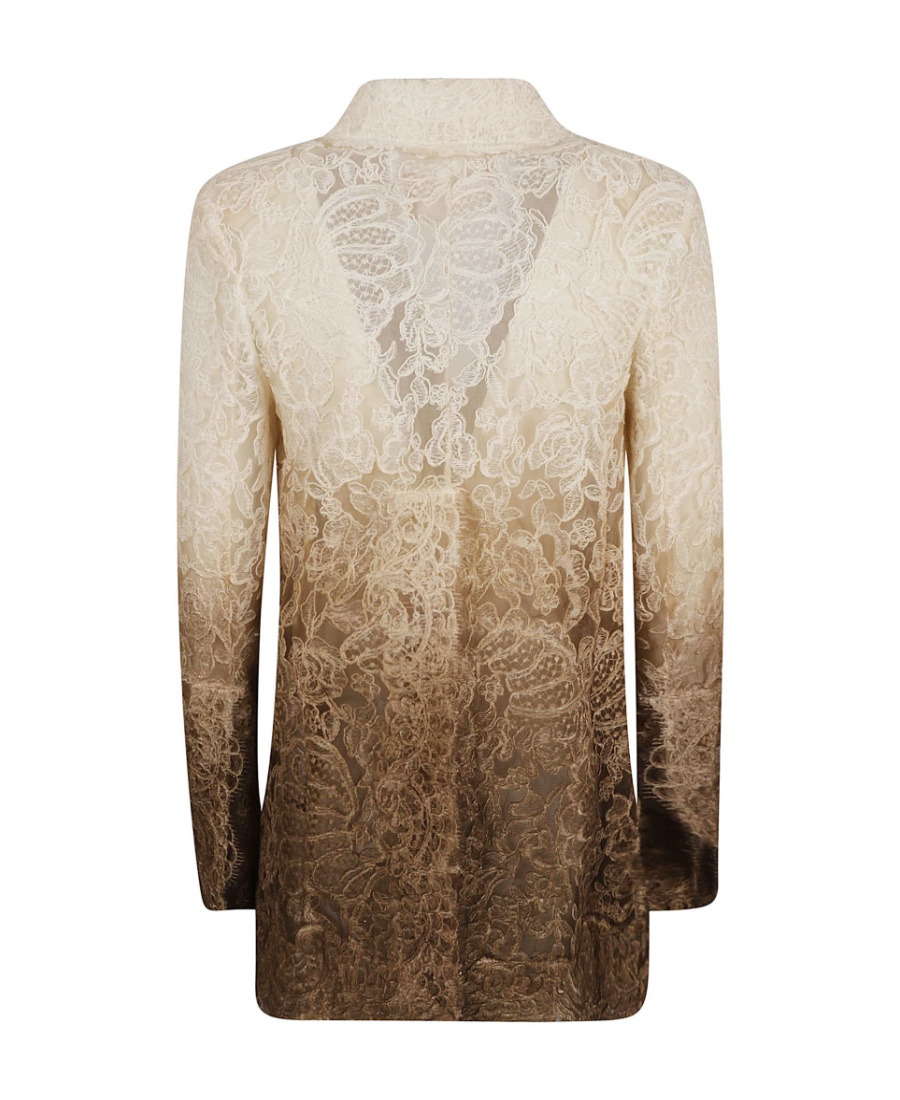 Ermanno Scervino Double-breasted Laced Jacket In Nude