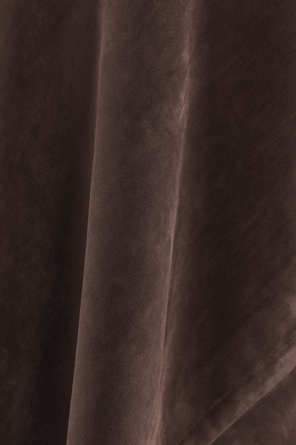 Rick Owens Ribbed-waistband Draped Midi Skirt In Brown