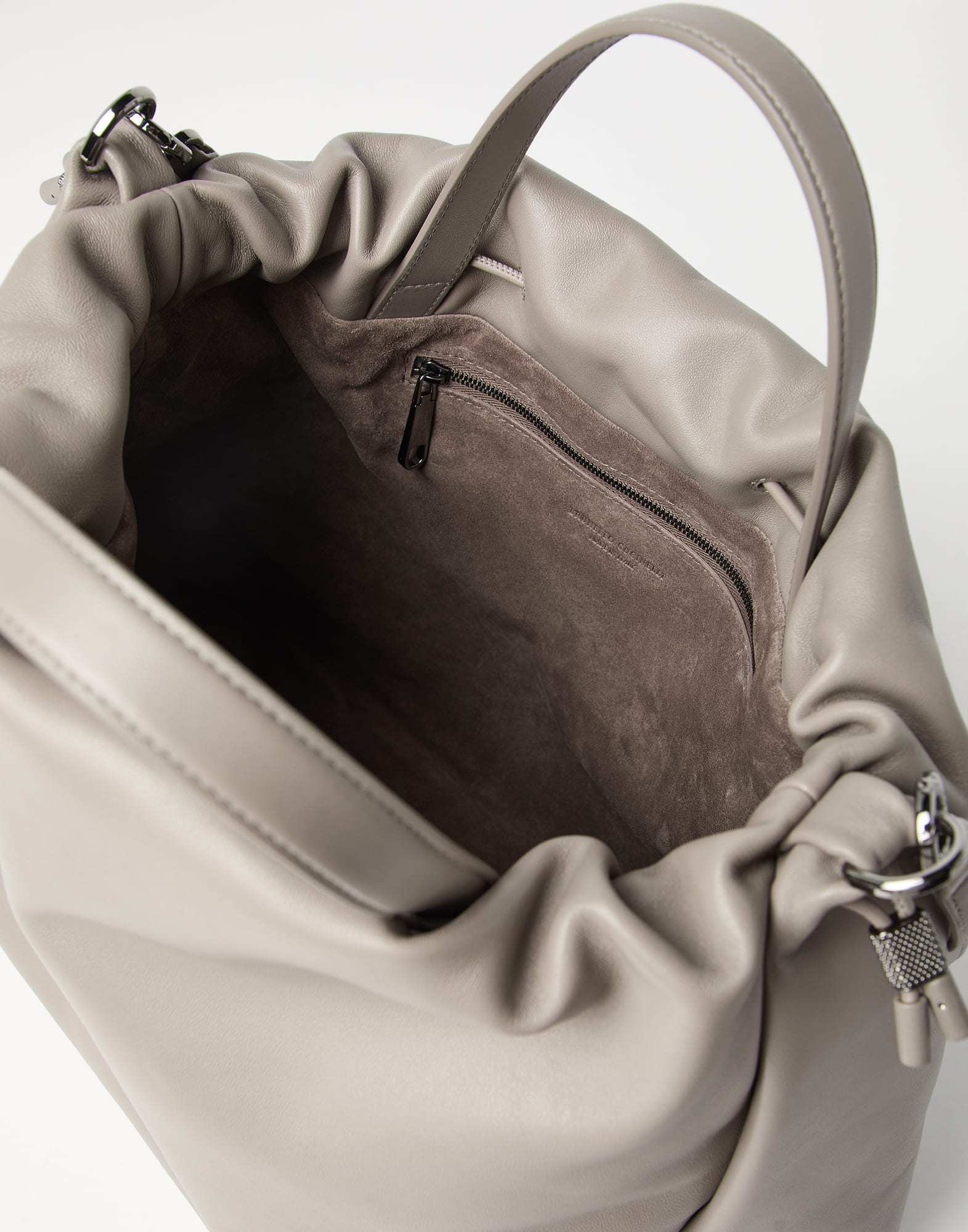 BRUNELLO CUCINELLI MONILI DRAWSTRING TOTE BAG