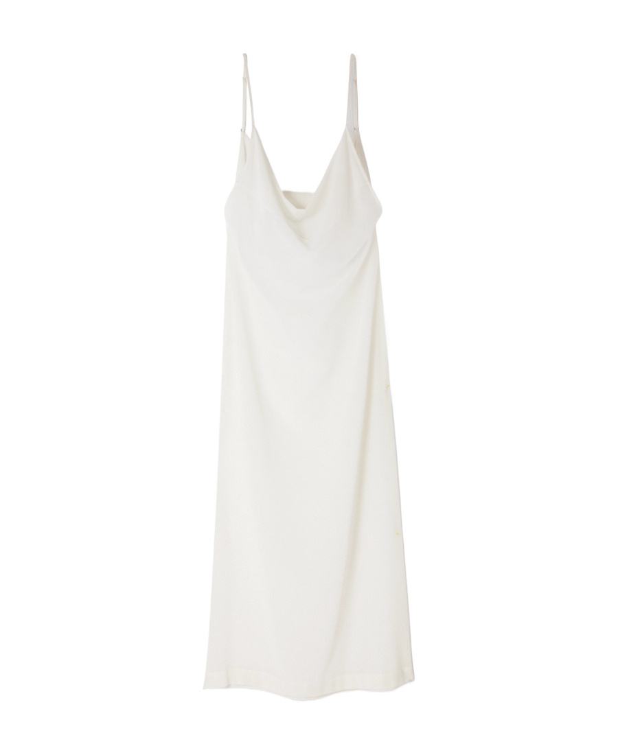 Bottega Veneta A Long, Transparent Dress In White
