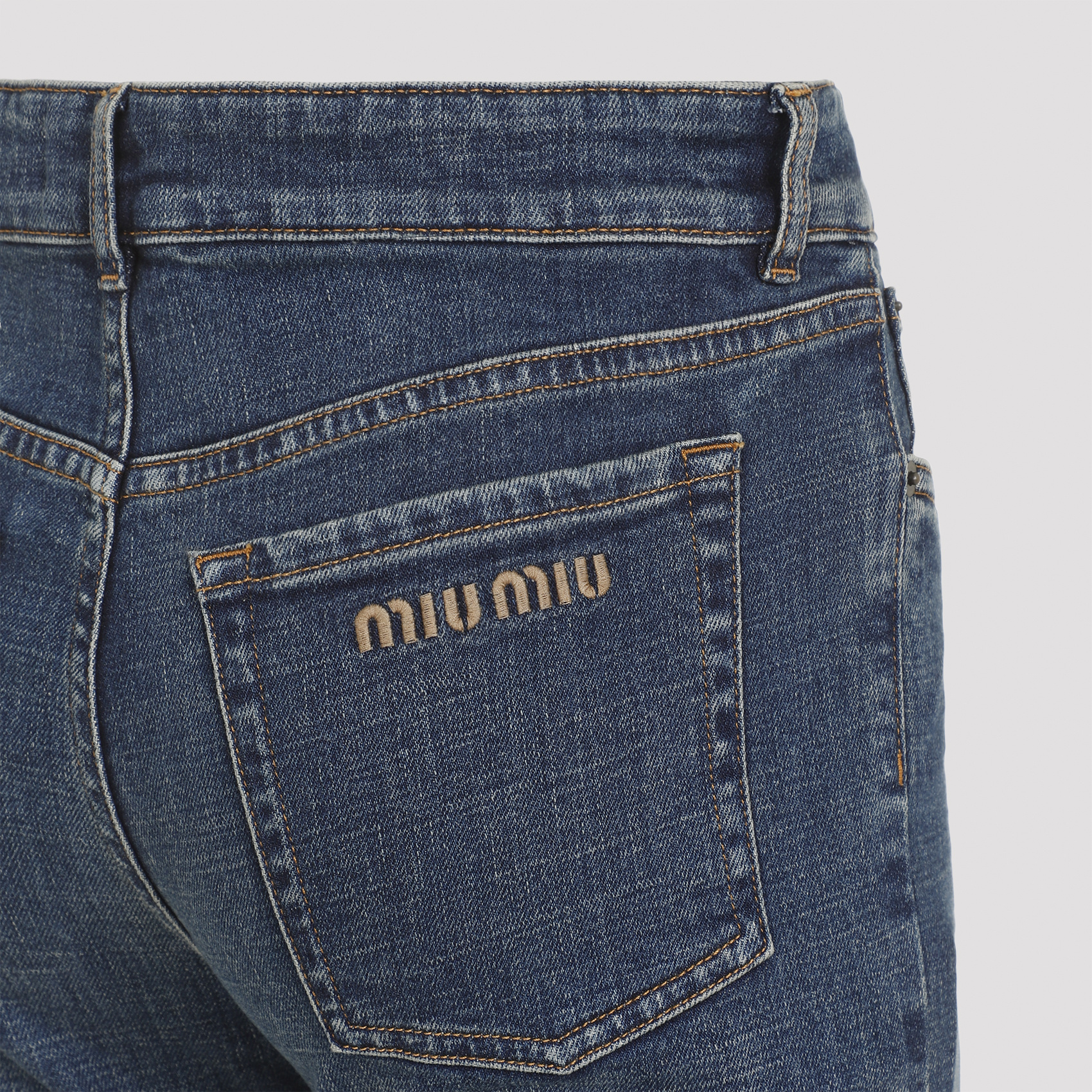 Miu Miu Cropped Jeans In Black