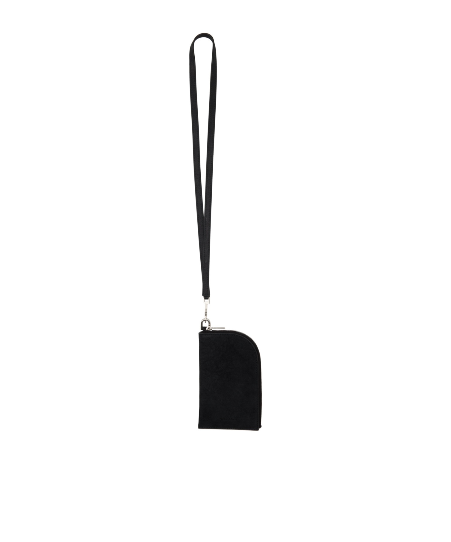 Rick Owens Lanyard Wallet In Black