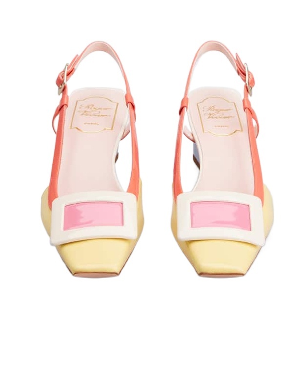Roger Vivier Belle Vivier High-heeled Sandals In Nude