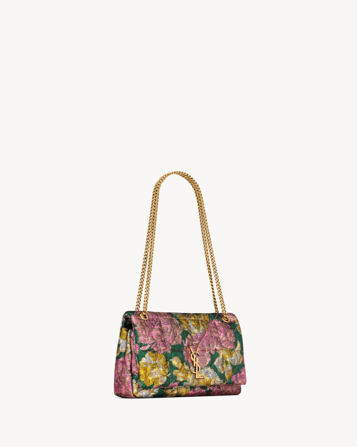Saint Laurent Jamie Medium In Brocade In Multicolor