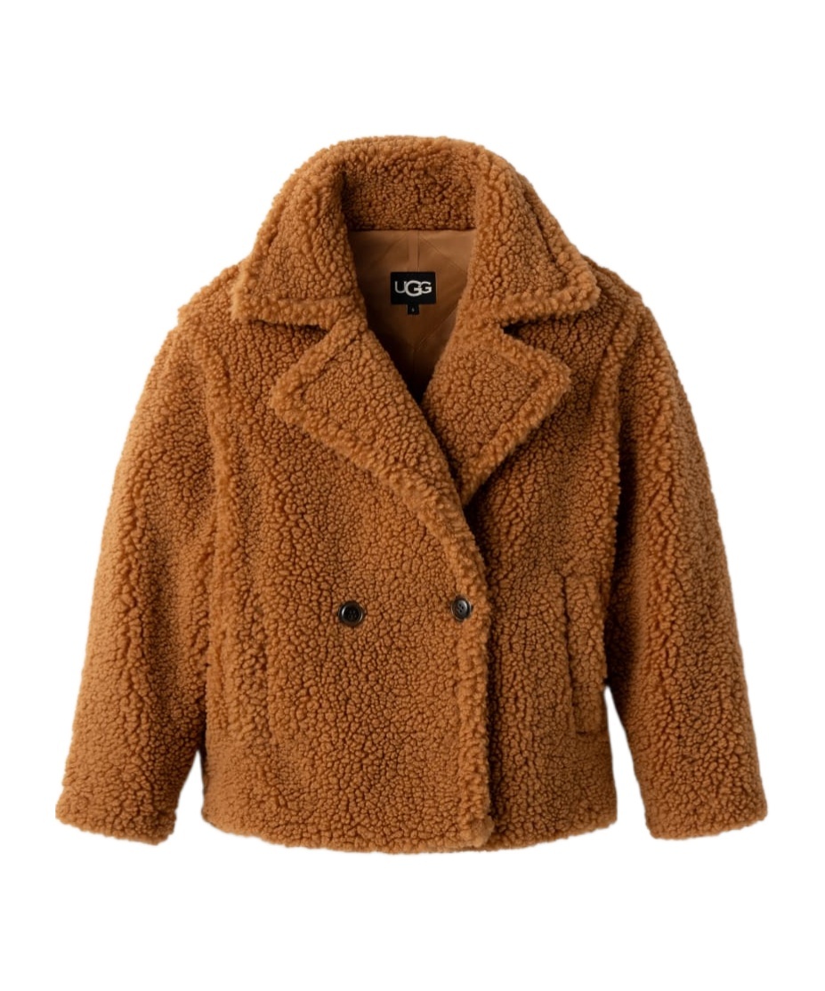 Ugg Gertrude Short Coat In Brown