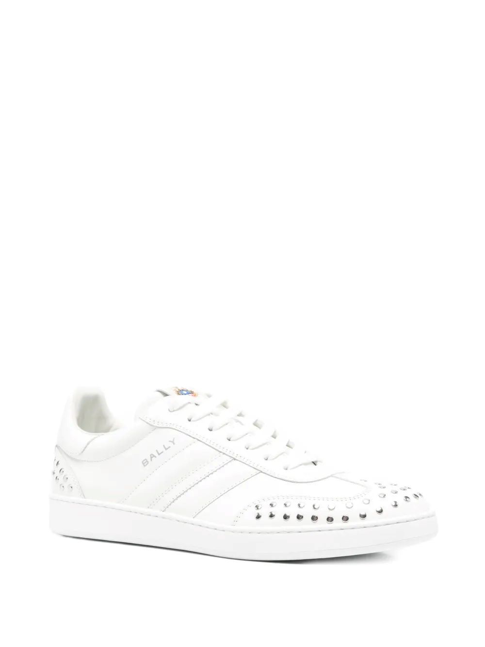 Bally Lace-up Sneakers In White