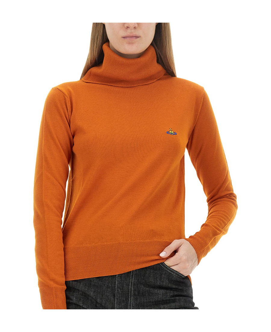 Vivienne Westwood Giulia Orb-embroidered Jumper In Black