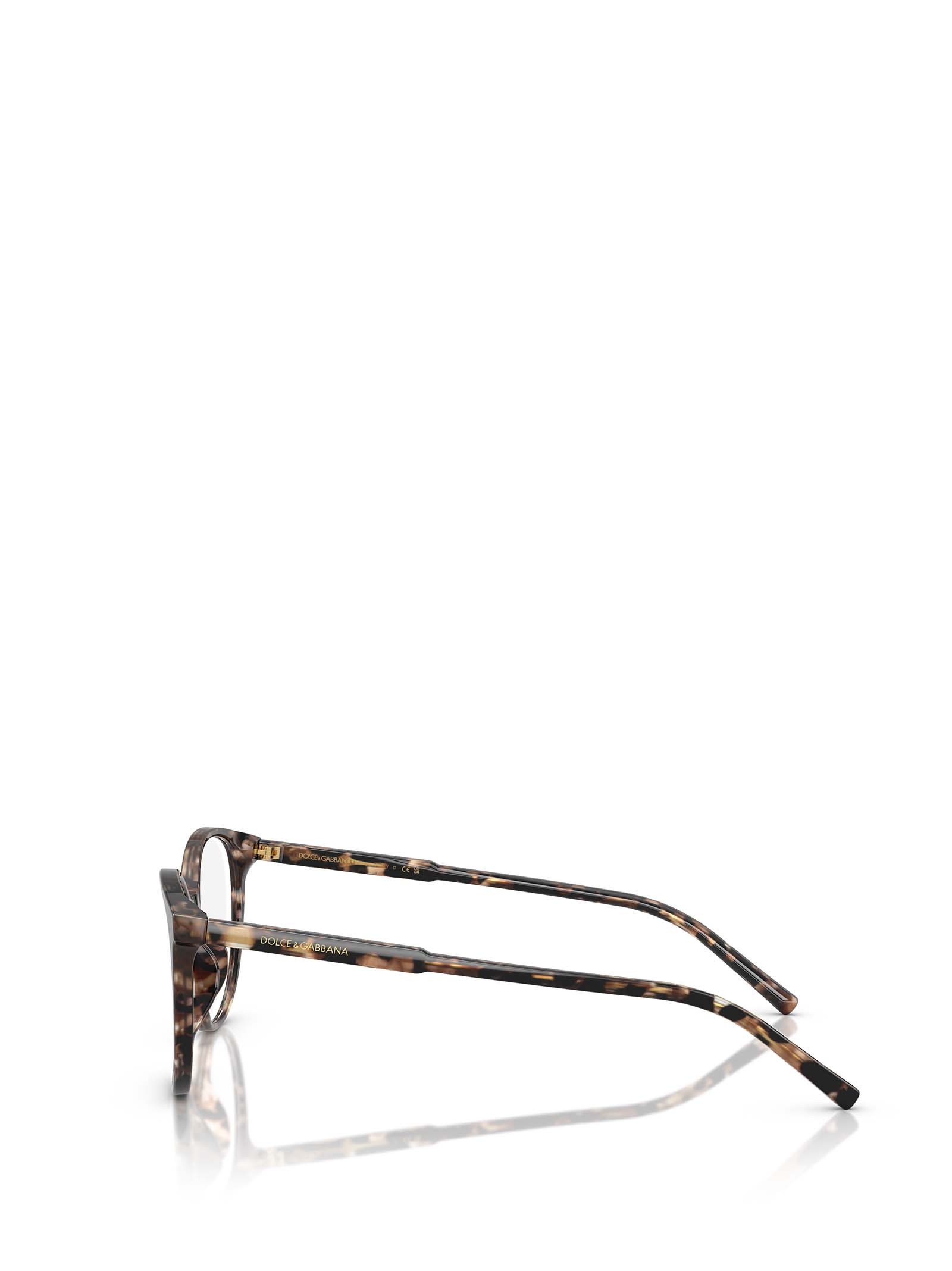Dolce & Gabbana Dolce  Gabbana Eyewear Square Frame Glasses In Black
