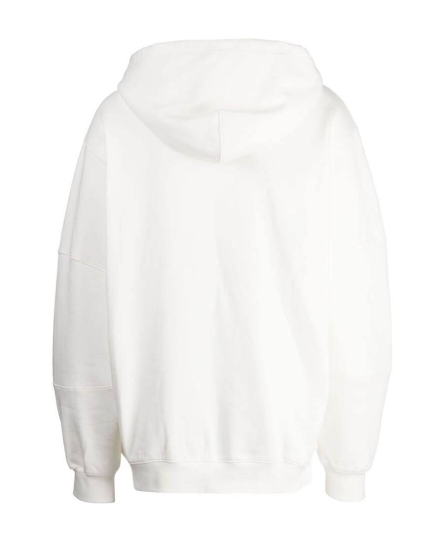 Oamc Long-sleeved Hooded Sweater In White