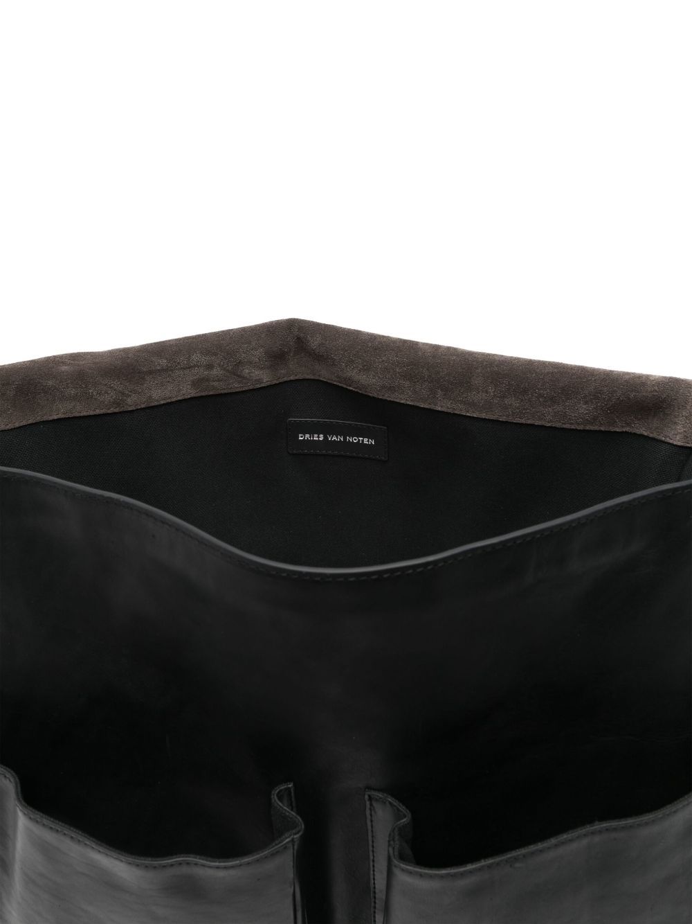 Dries Van Noten Lettering Detail Shoulder Bag