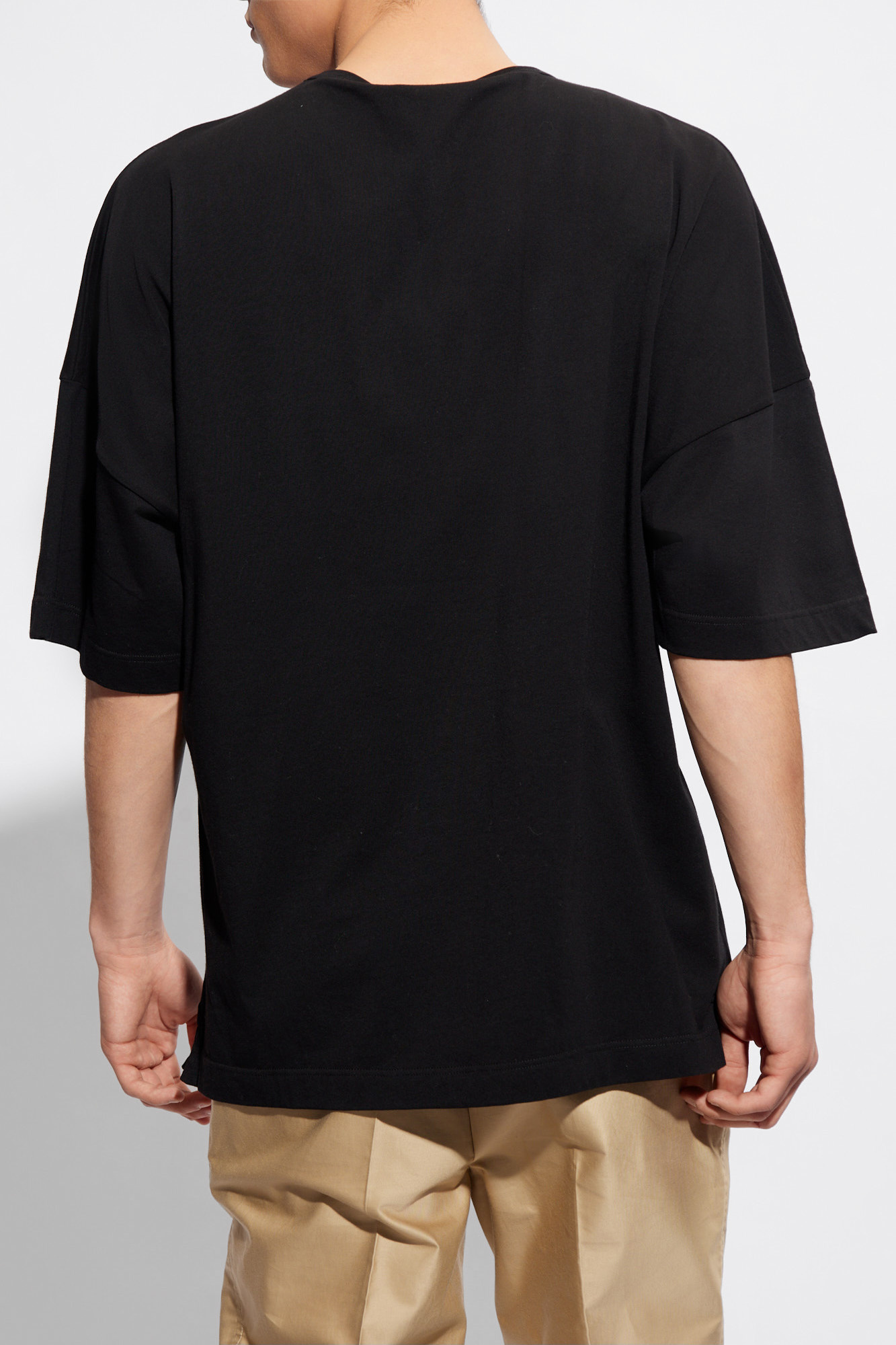 Alexander Mcqueen Skull-print Cotton T-shirt In Black