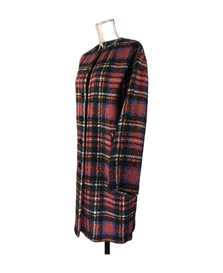 Moschino Logo Coat In Black