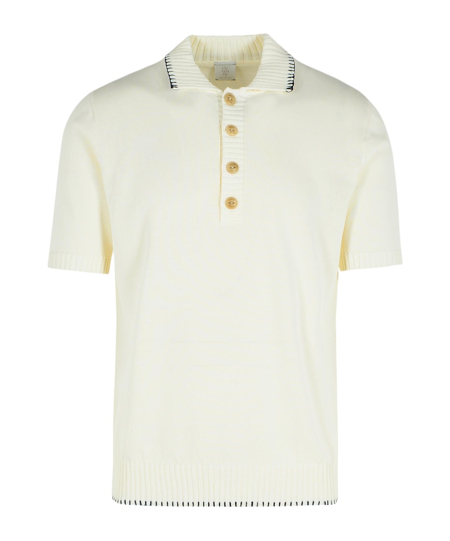 Eleventy Short-sleeved Sweater In White